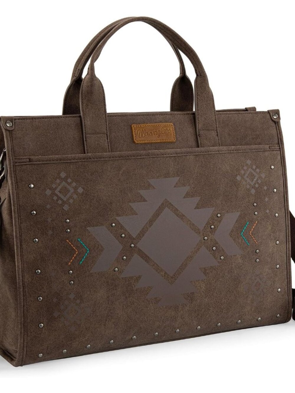 Wrangler Laptop Bag for Women 15.6 inch Large Work Tote Bag with with 40oz Cup H